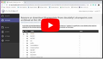 Sharepoint Granular Restore at Any Hierarchical Level