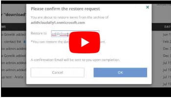 G Suite Cross-User Restore
