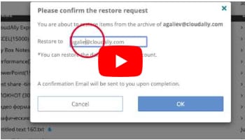 BOX Cross-User Restore