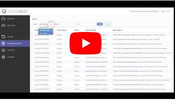 Account activity