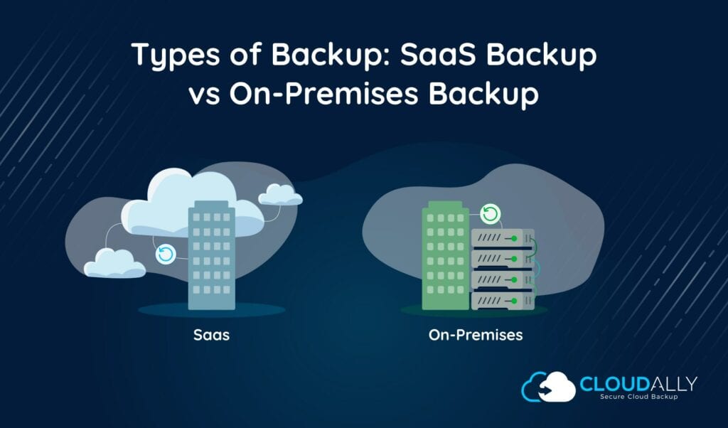 SaaS backup vs on-premises backup