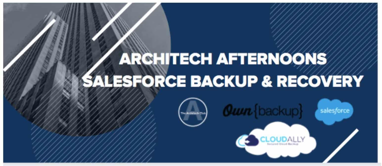 Salesforce Webinar data backup and recovery