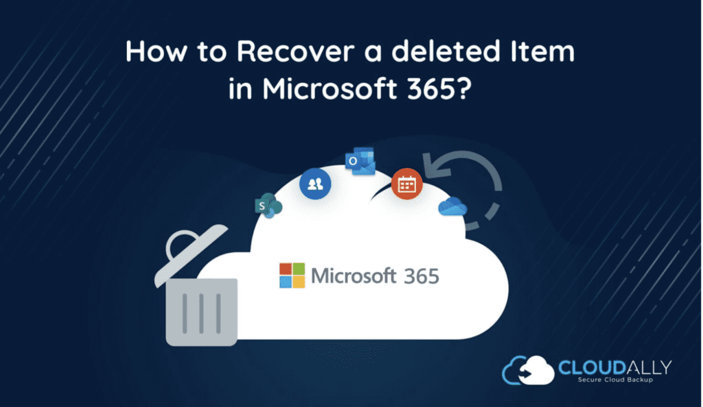 How To Recover A Deleted Item In Microsoft 365 Office 365